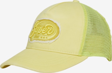 Casquette Superdry en jaune : devant