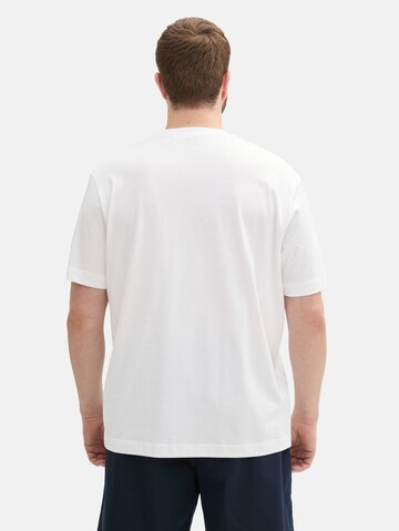 TOM TAILOR Men + Shirt in Weiß