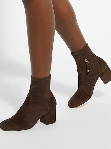 Dune LONDON Stiefelette in Braun: Vorderseite