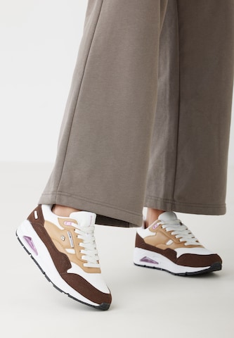 Sneaker bassa 'LENNOX ' di BRITISH KNIGHTS in marrone: frontale