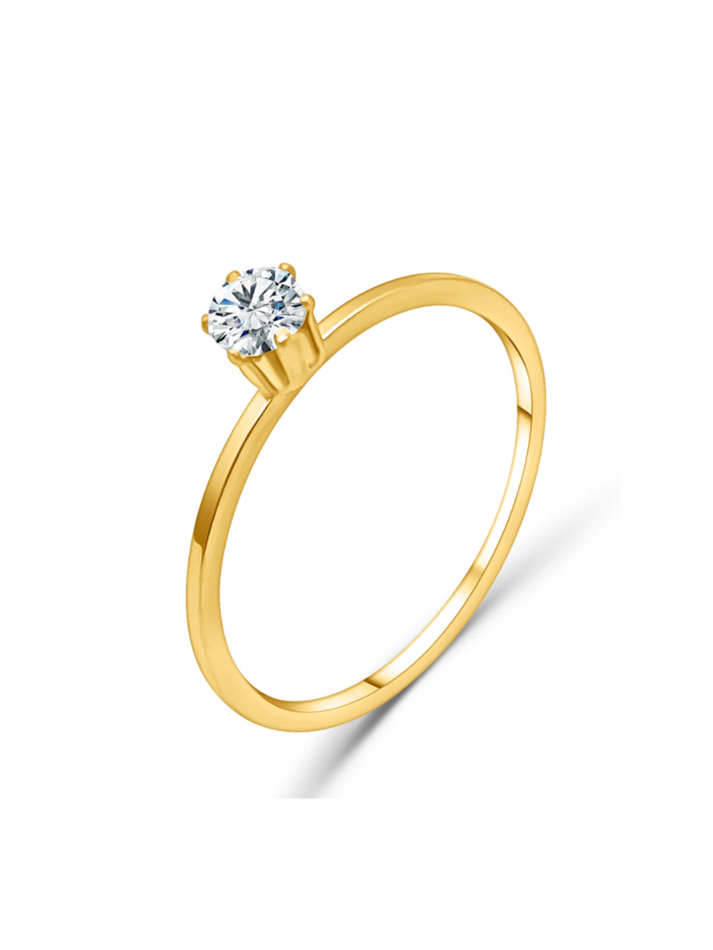 Pure Schmuck Ring 'Lone Star' in Gold: front