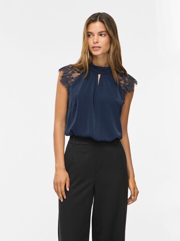 VILA Bluse 'VISimply' in Blau: Vorderseite