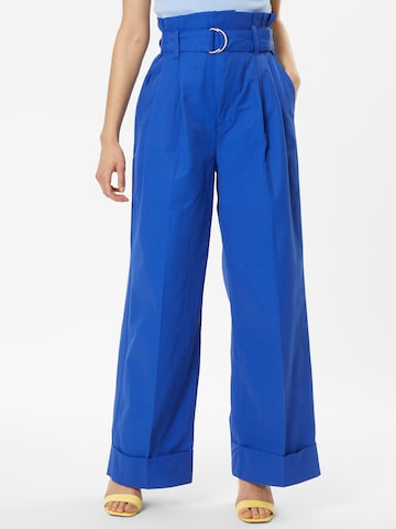 Banana Republic Plissert bukse i blå: forside