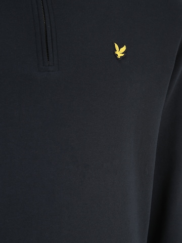 Bluză de molton de la Lyle & Scott Big&Tall pe albastru