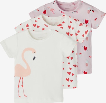 T-Shirt 'JOY' NAME IT en rose : devant