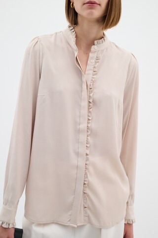 Chemisier 'VidenzoIW' InWear en beige
