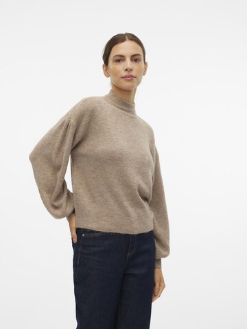 VERO MODA - Jersey en marrón: frente