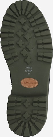 BLACKSTONE Schnürstiefelette in Grün