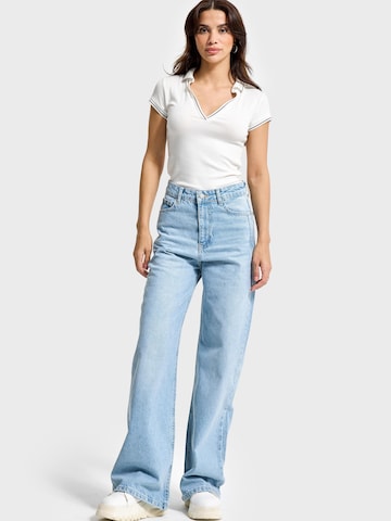 IT'S BASIC Wide leg Jeans 'Olea Wide High Rise Jeans' in Blue