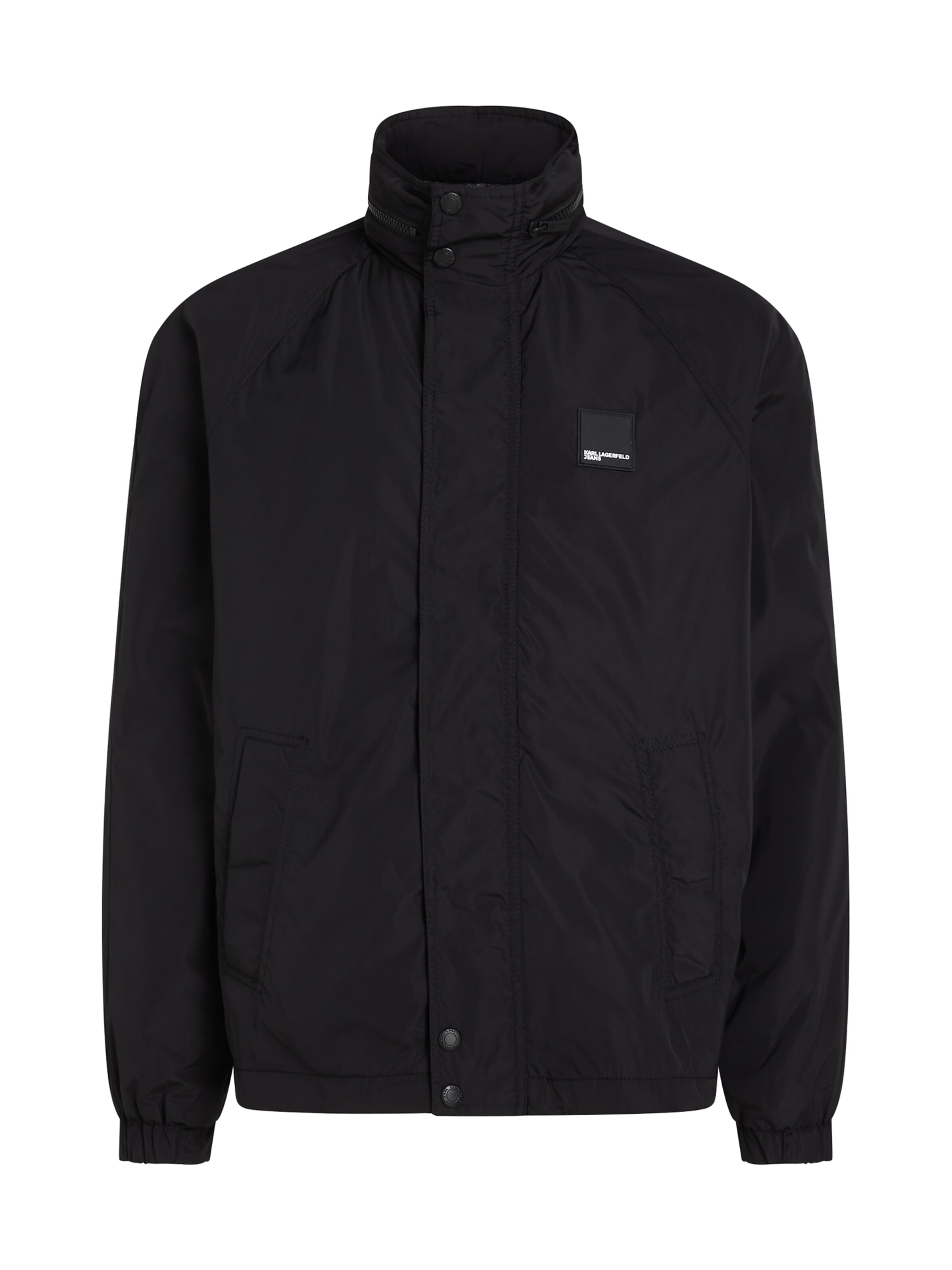 melns KARL LAGERFELD JEANS Starpsezonu jaka: no priekšpuses