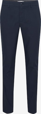 Casual Friday Slimfit Chino kalhoty 'Philip 2.0' – modrá: přední strana