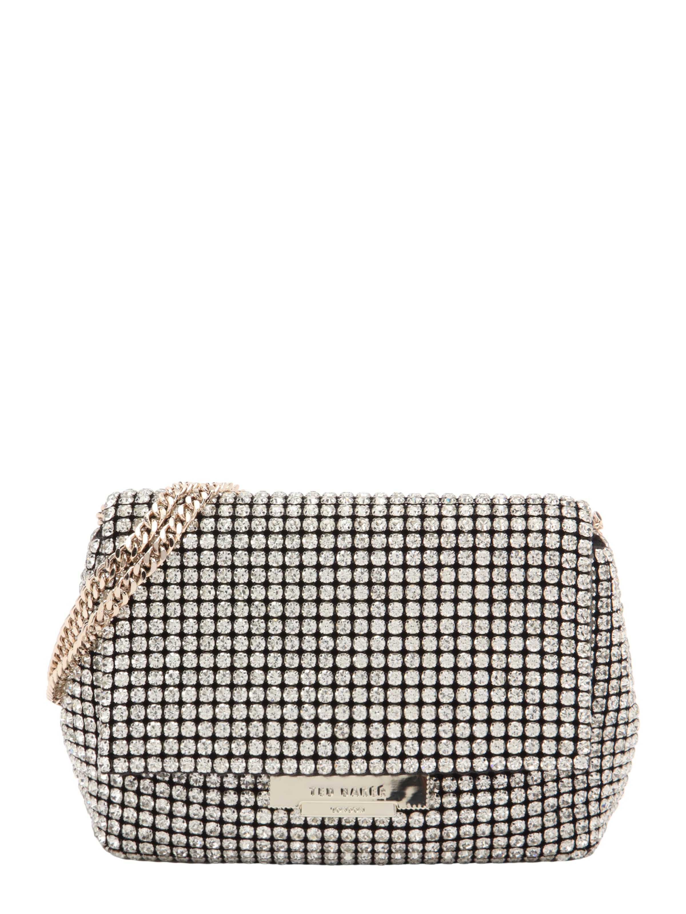 Ted Baker - Bolso de hombro en plata: frente