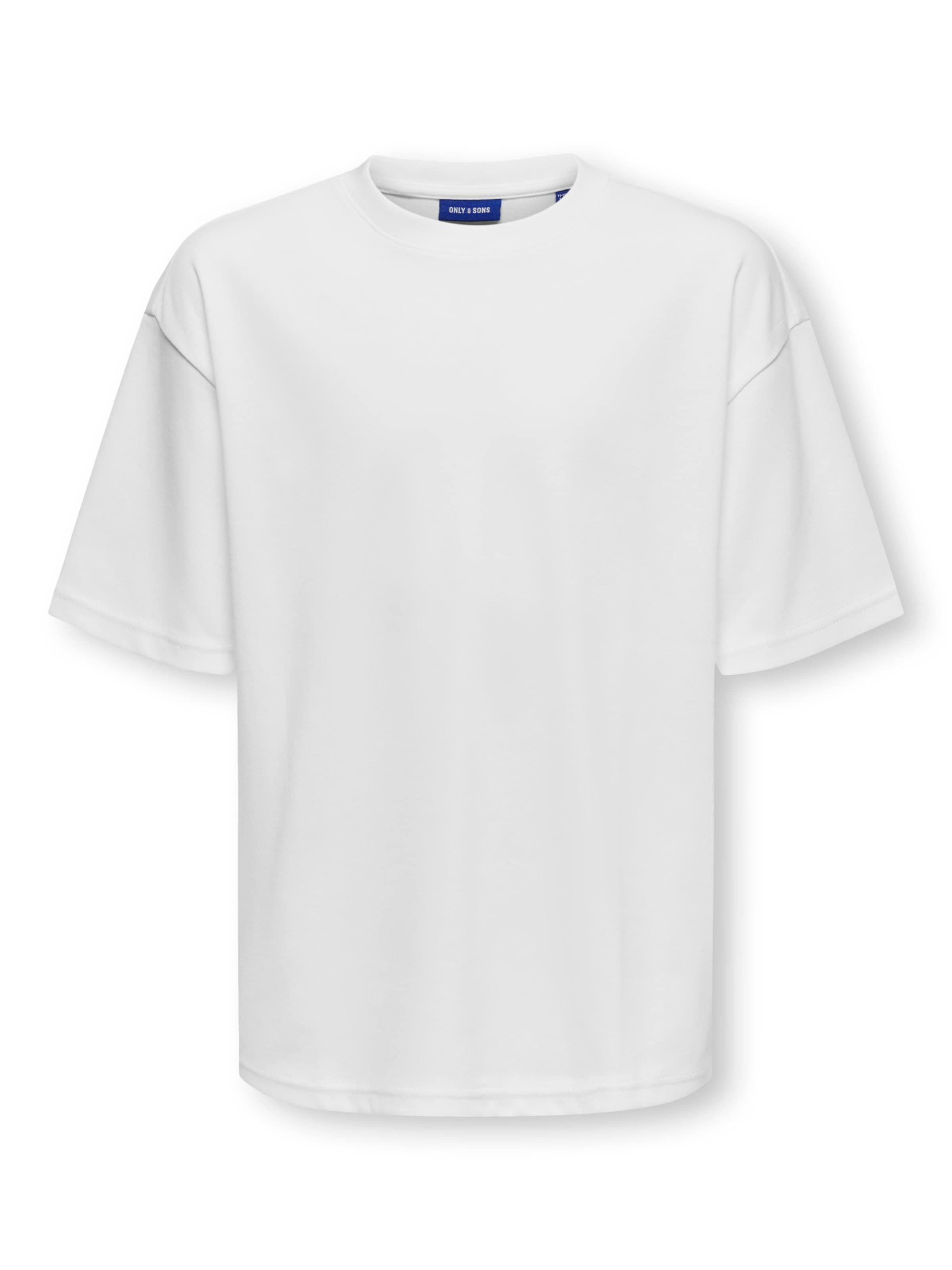 Only & Sons Junior Shirt 'OSJCASPIAN' in Wit: voorkant