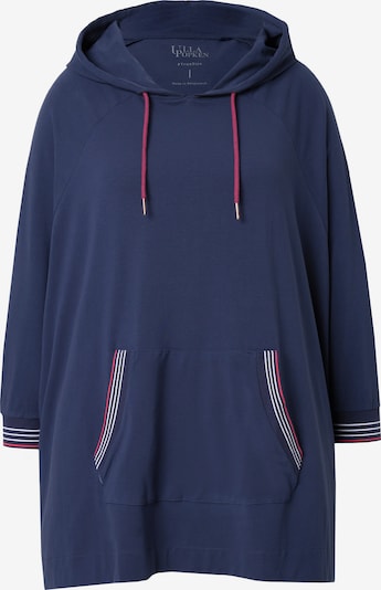 Ulla Popken Oversizeshirt in M-XL in violettblau, Produktansicht