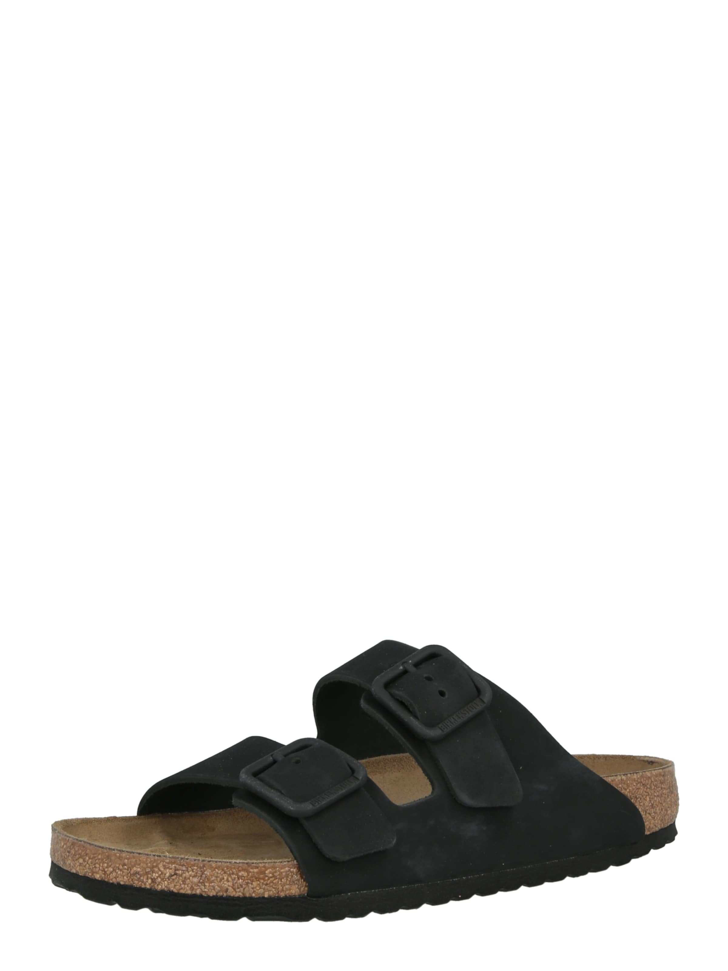 BIRKENSTOCK Pantofle 'Arizona' – černá: přední strana