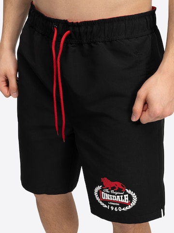 Shorts de bain 'Ventnor' LONSDALE en noir