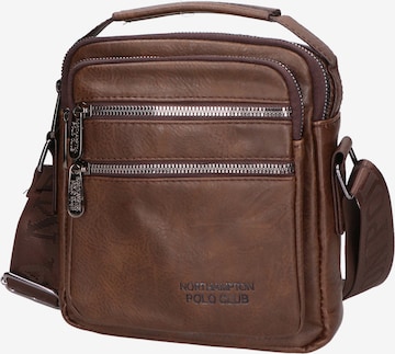 Northampton Polo Club Crossbody Bag in Brown: front