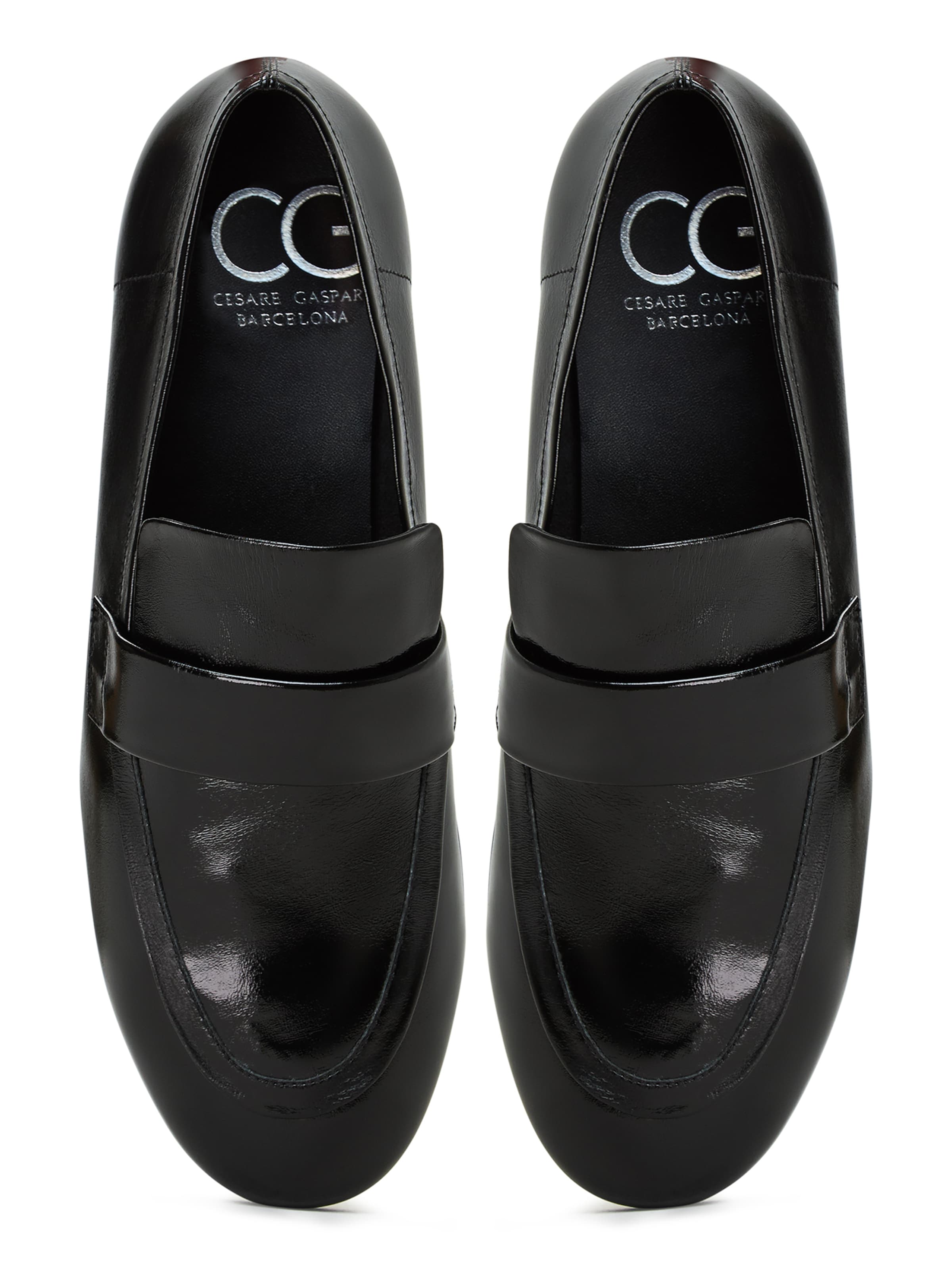 CESARE GASPARI Moccasin in Black
