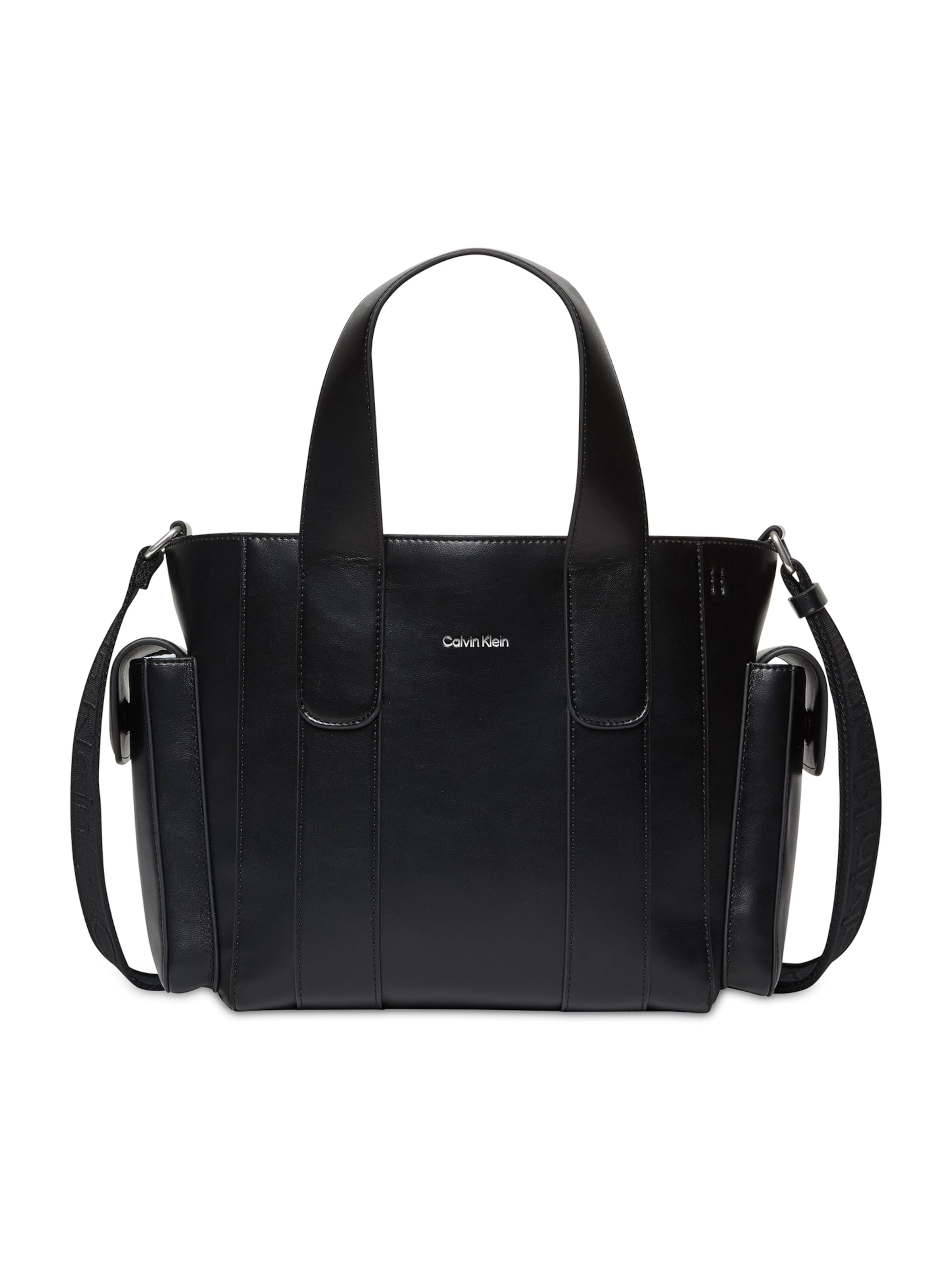 Calvin Klein Дамска чанта в черно: отпред