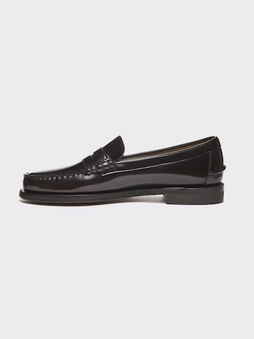 Mocassin '7001530 CLASSIC DAN WOMAN              Brown Burgundy - Bur' SEBAGO en rouge : devant