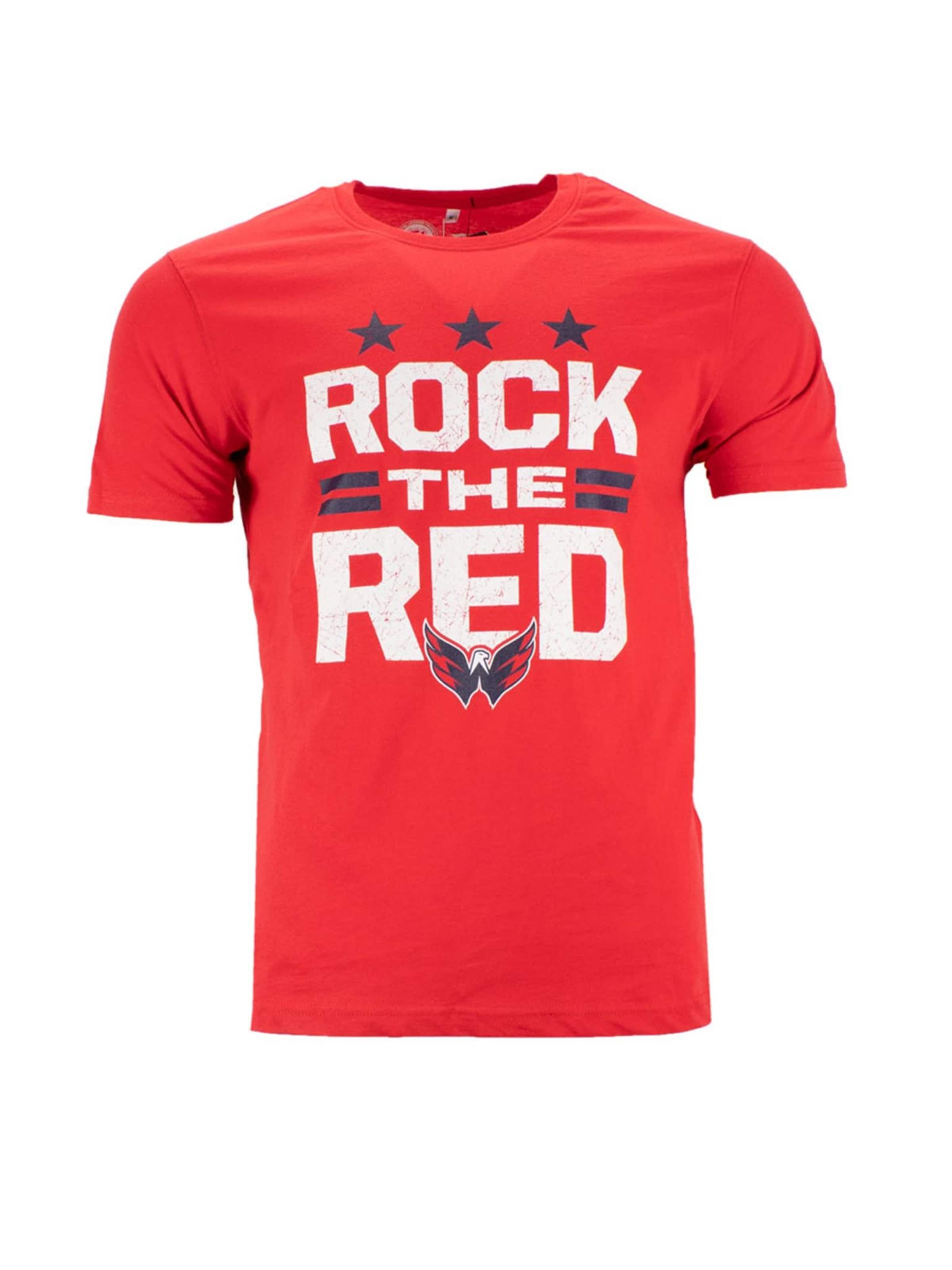 Fanatics Shirt 'Iconic Hometown Graphic Washington Capitals Rock The Red' in Red, Item view