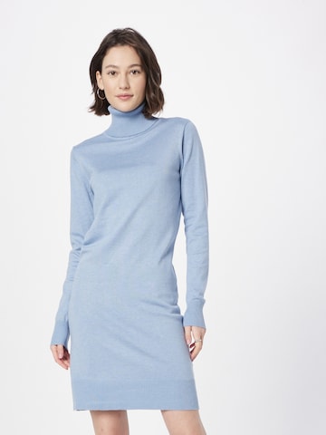 SAINT TROPEZ Gebreide jurk 'Mila' in Blauw: voorkant