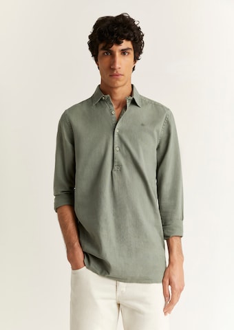 Coupe regular Chemise 'Polera' Scalpers en vert