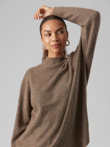 VERO MODA Pullover 'Plaza' in Braun