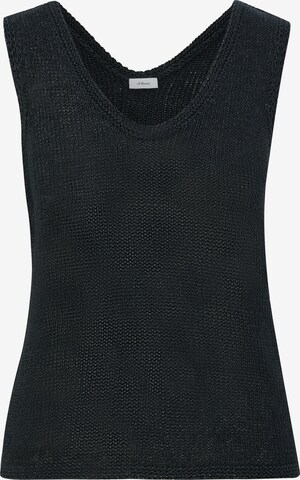 Tops en tricot s.Oliver BLACK LABEL en noir : devant