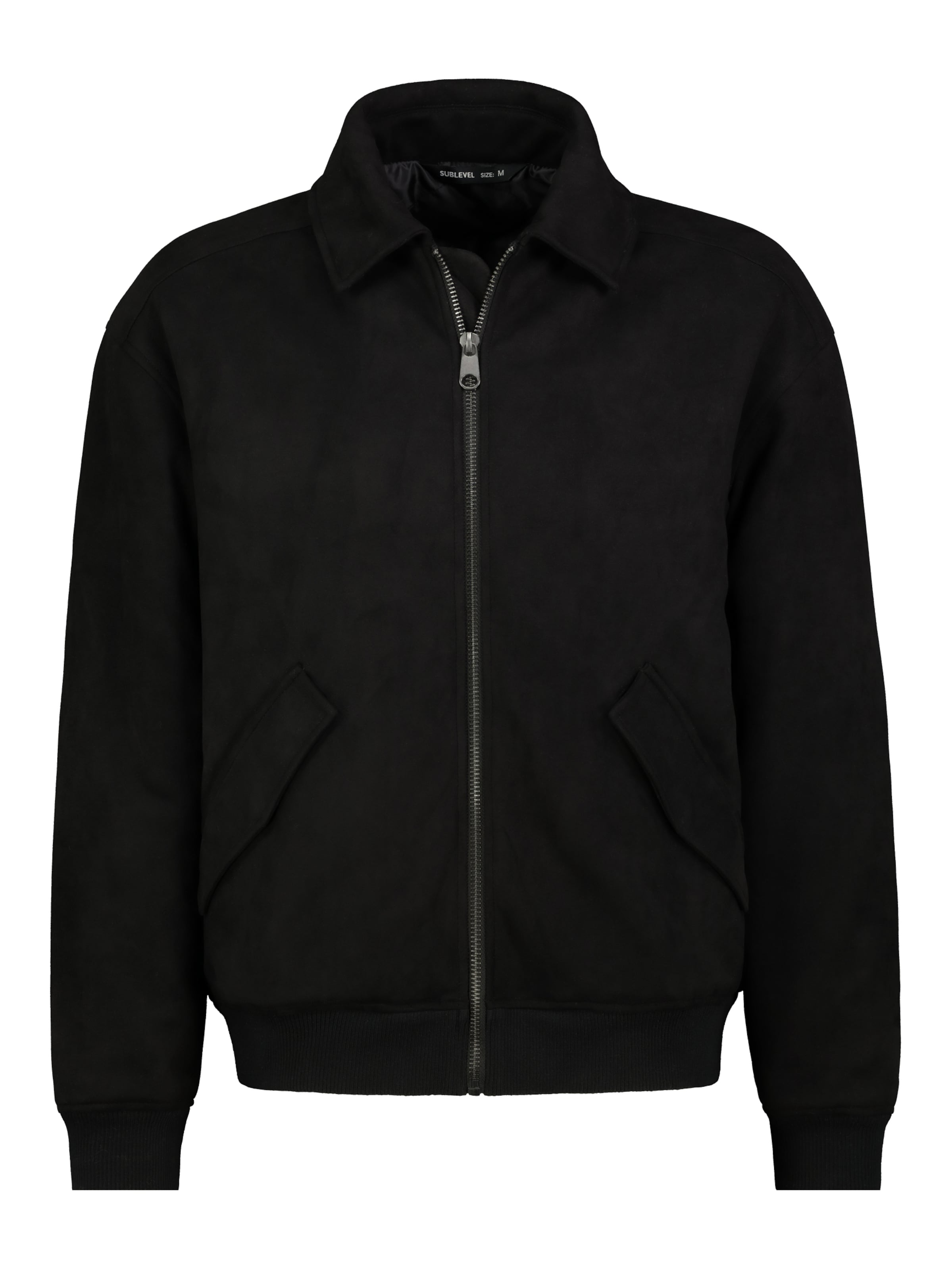 Sublevel Jacke in Schwarz: Vorderseite