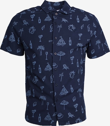 Kleinigkeit Koszula 'Travel Scott' w kolorze niebieski: przód