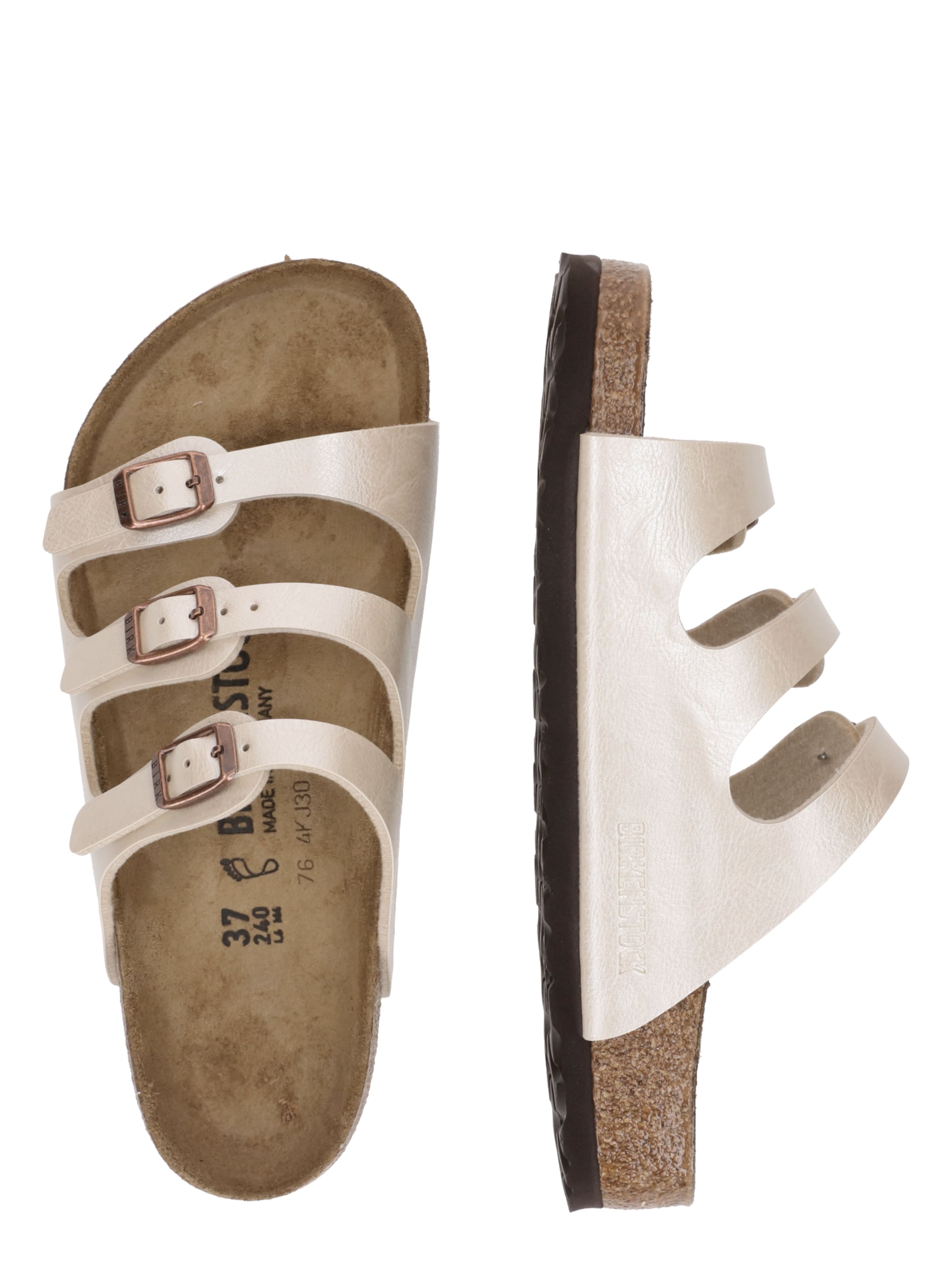 BIRKENSTOCK - Zapatos abiertos 'Florida' en blanco