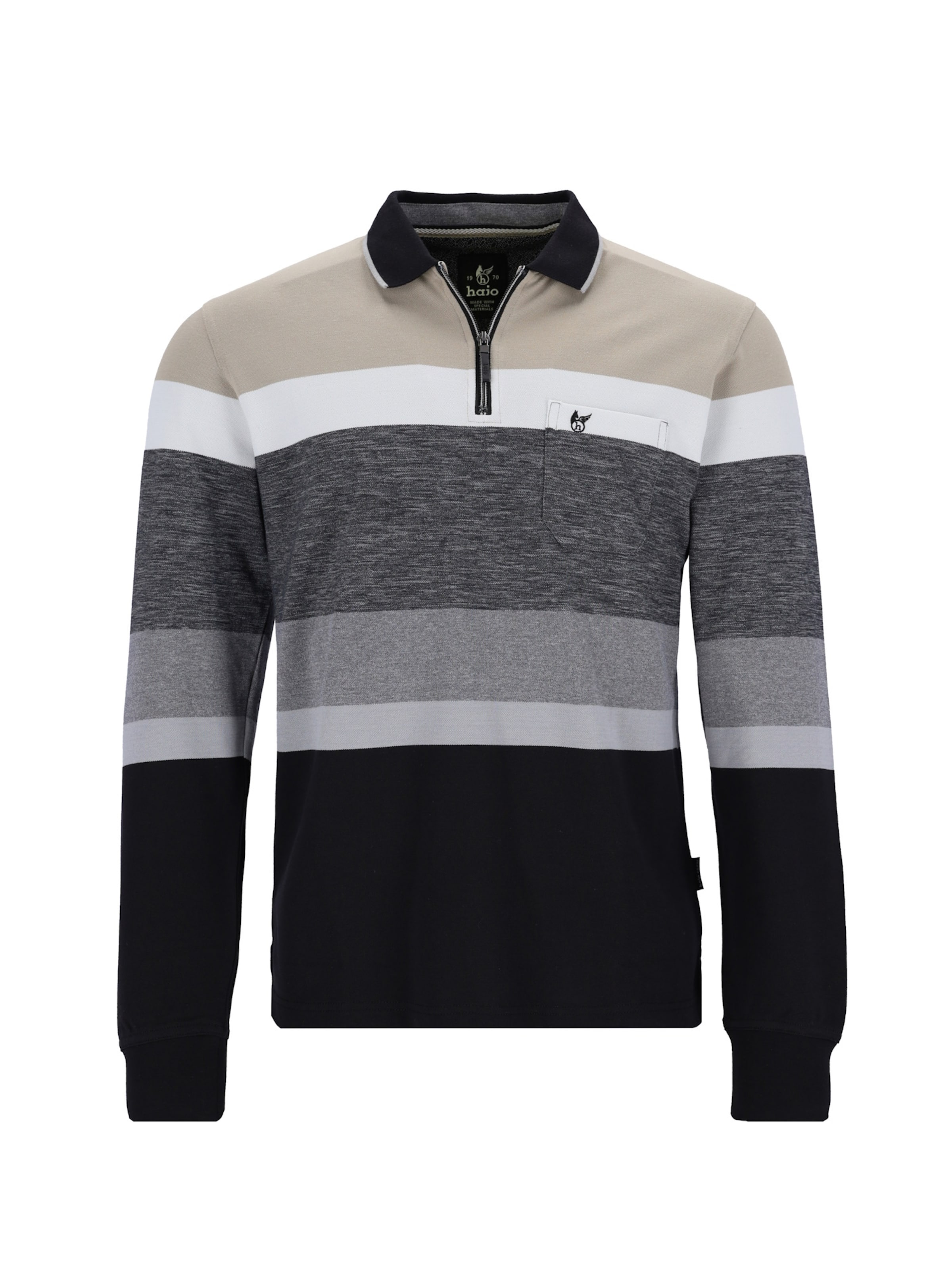 T-Shirt 'Stay Fresh' HAJO en gris : devant