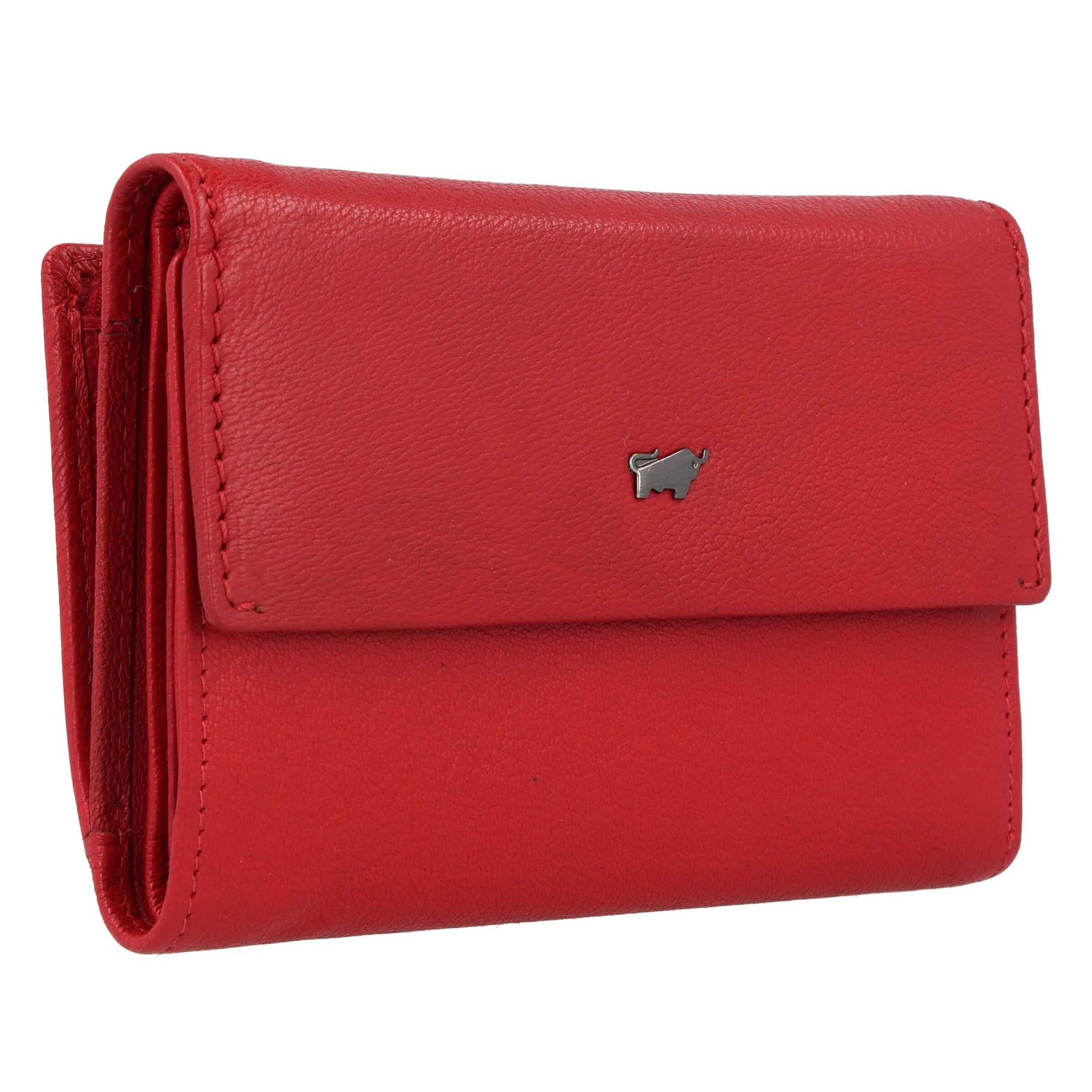 Braun Büffel Wallet 'Anna' in Red