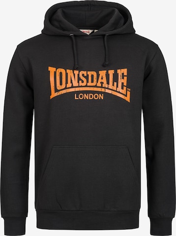 LONSDALE Sweatshirt 'Wolterton' in Black: front