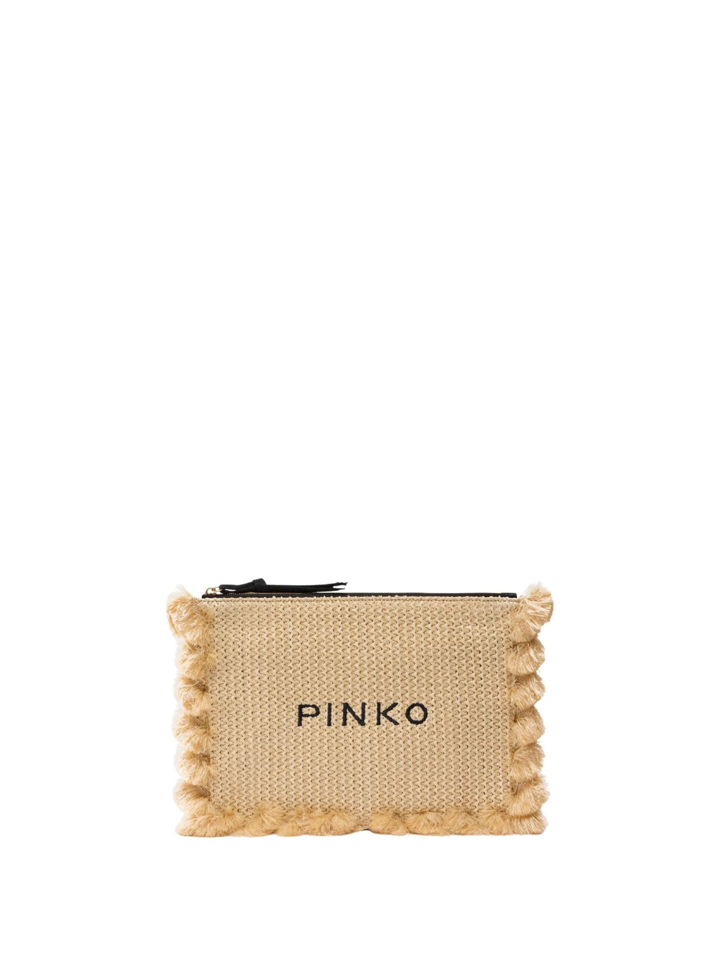 PINKO Clutchväska i beige: framsida