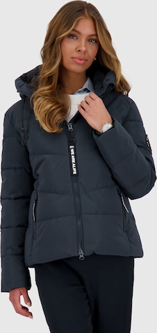 alife & kickin Winterjacke 'Michaela' in Blau: Vorderseite