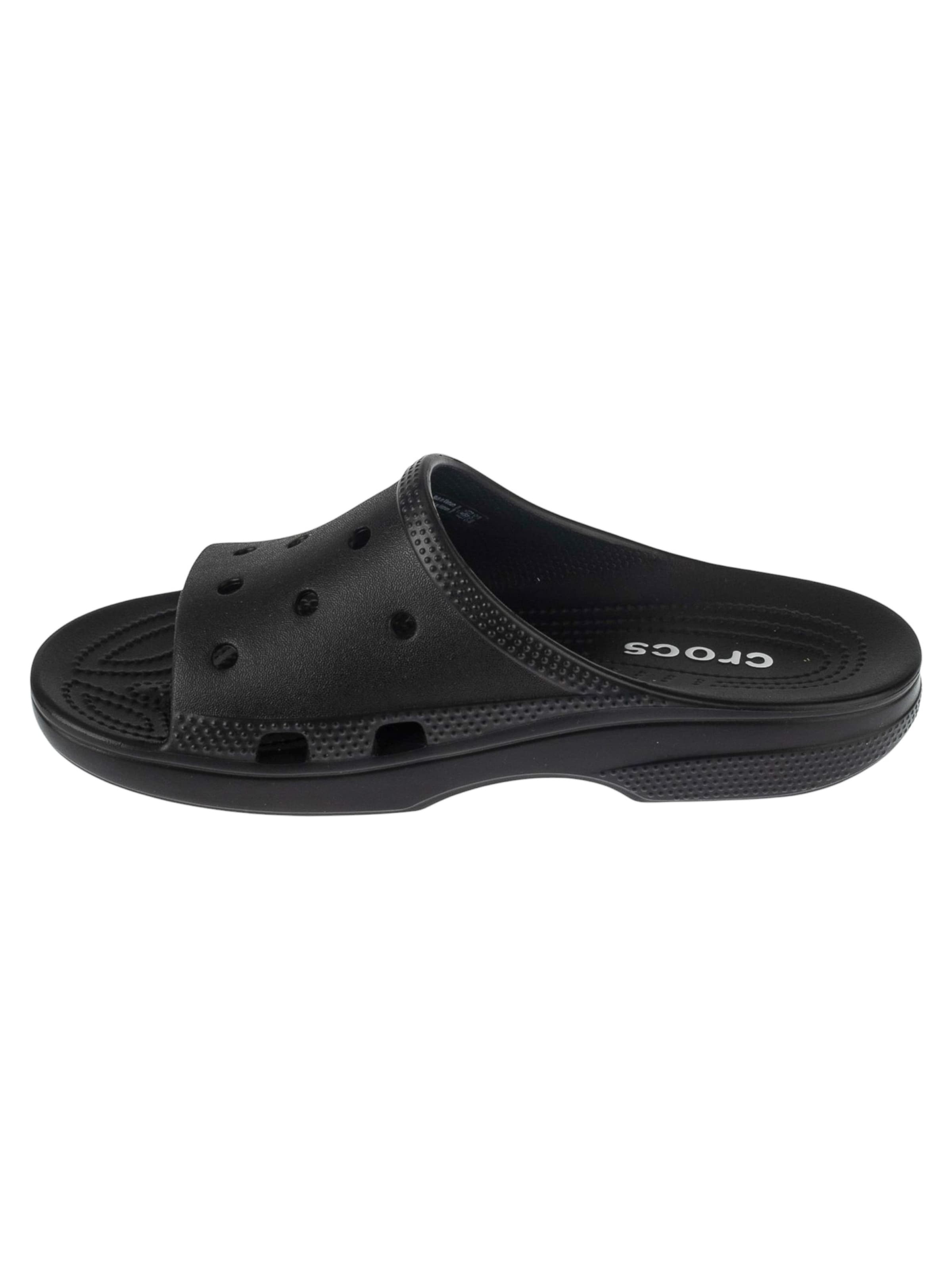 Crocs Strand-/badschoen 'Crocs Saturday Slide W' in Zwart