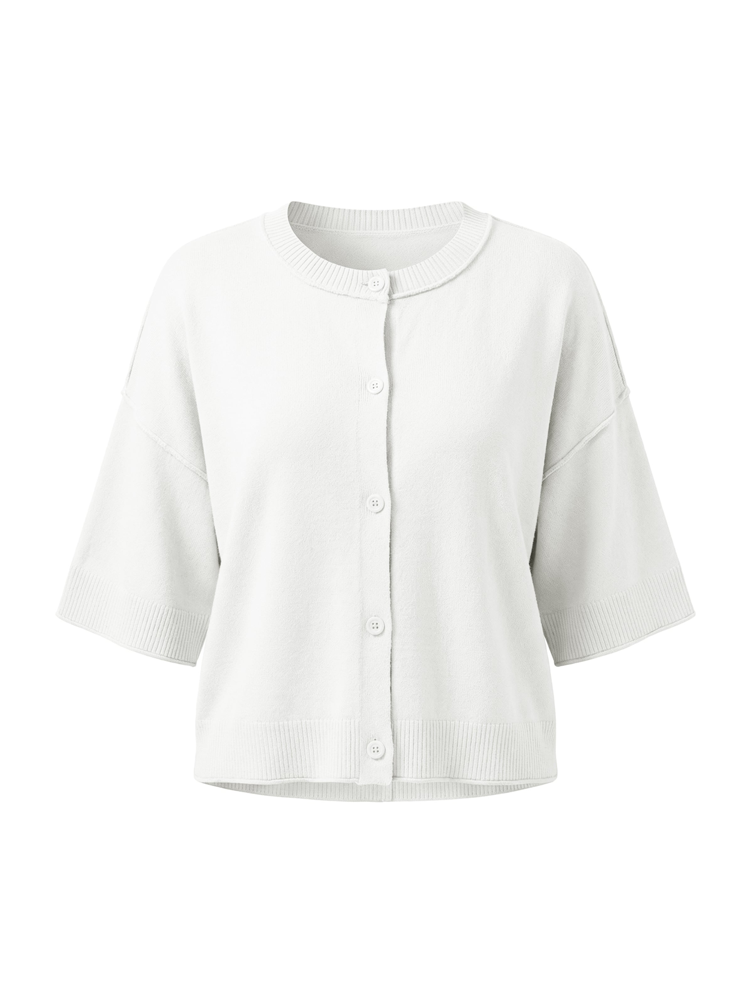 Imily Bela Knit cardigan in White: front