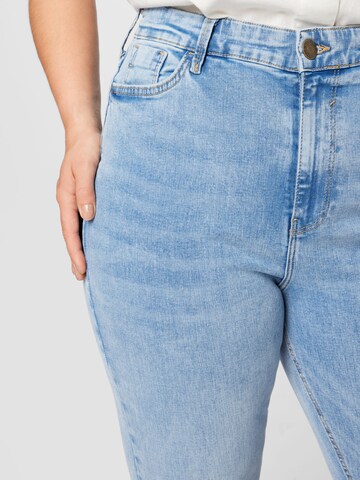 River Island Plus Flared Jeans in Blue