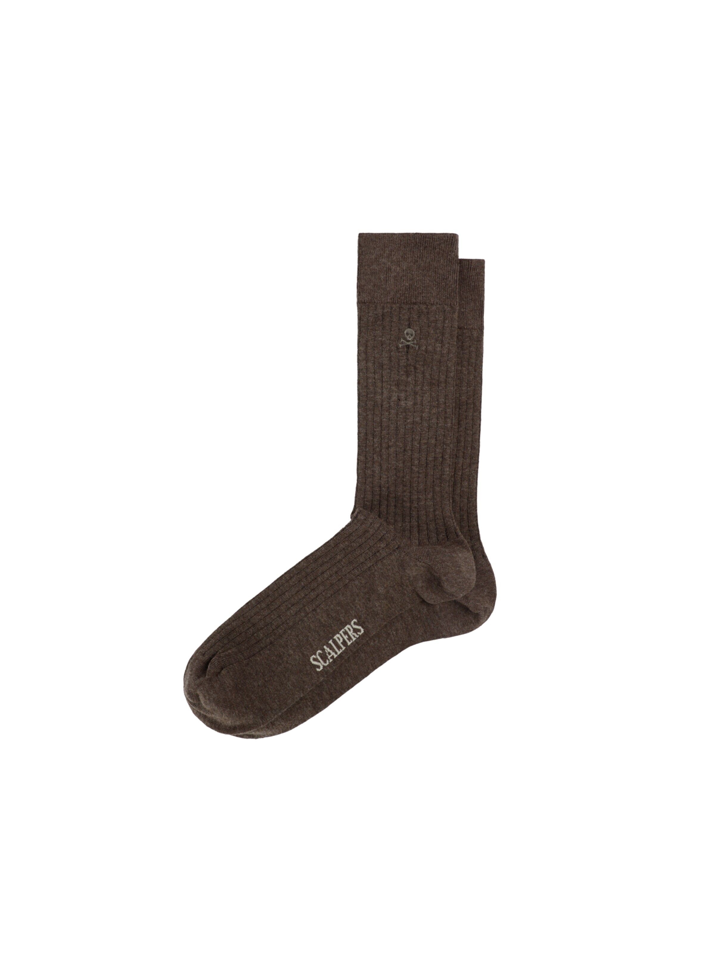 Scalpers Soft M Socks ' ' in Braun: Vorderseite