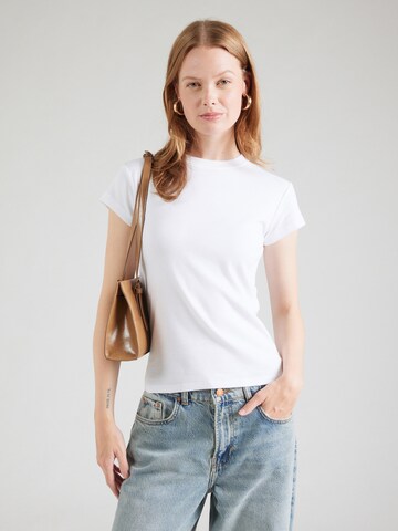 Tricou 'EVERYDAY' de la TOPSHOP pe alb: față