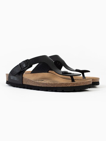 Bayton T-Bar Sandals 'Mercure' in Black