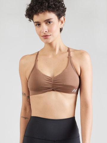 Bustieră Sutien sport de la NEBBIA pe maro: față