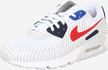 Baskets basses 'Air Max 90' Nike Sportswear en blanc : devant