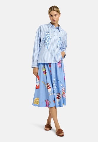 Milano Italy Blouse in Blue