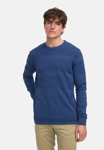 Kronstadt Trui 'Hannes' in Blauw: voorkant