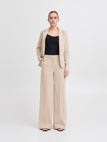 Loosefit Pantalon chino ' IHKATE SUS OFFICE WIDE PA ' ICHI en gris