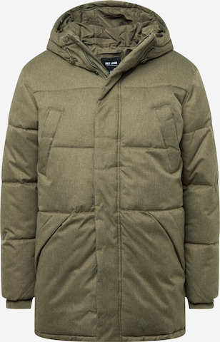 Only & Sons Winter Jacket 'MATHEO' in Green: front