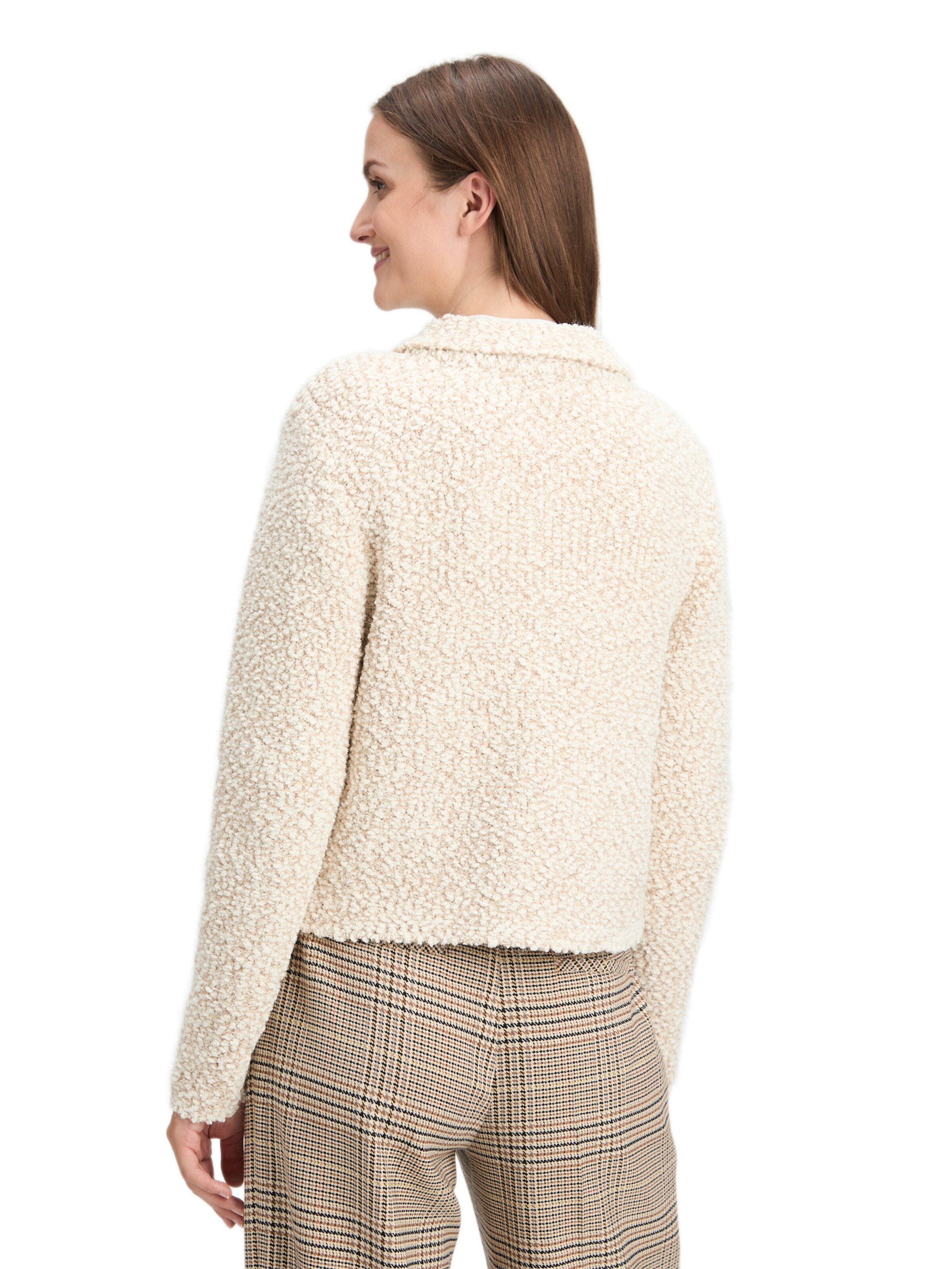 Cartoon Gebreid vest in Beige